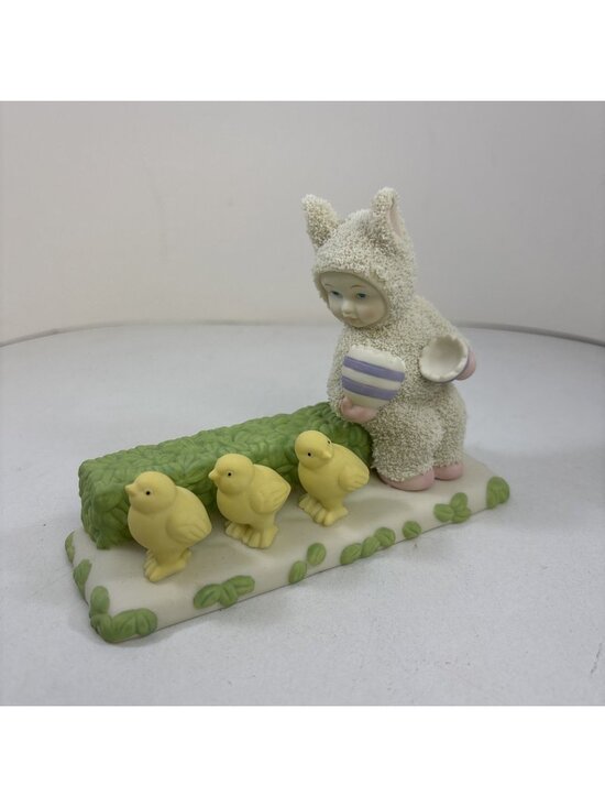 Department 56 Other - Dept 56 Snowbunnies - Easter Snowbunny with Chicks Leaving Home